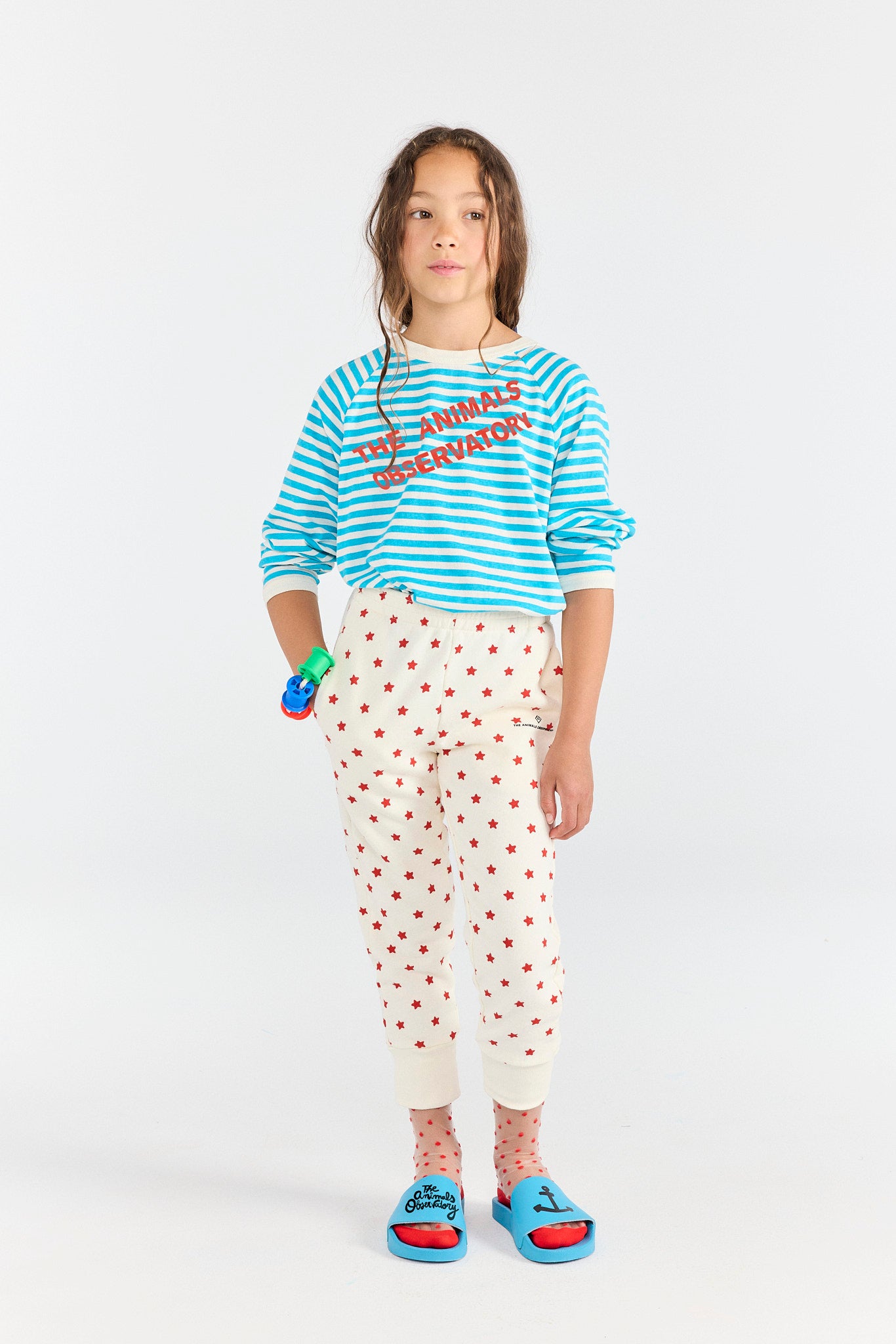 Raw White Panther Sweatpants MODEL FRONT