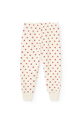 Raw White Panther Sweatpants PRODUCT BACK