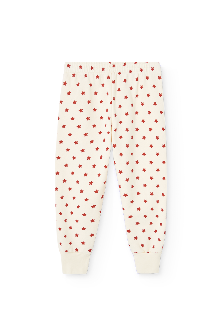 Raw White Panther Sweatpants PRODUCT BACK