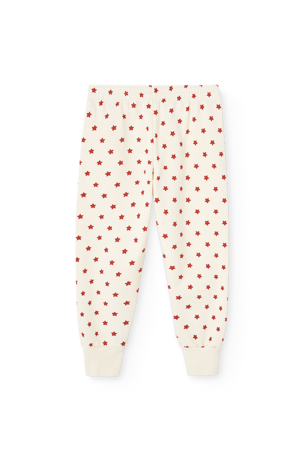 Raw White Panther Sweatpants PRODUCT BACK