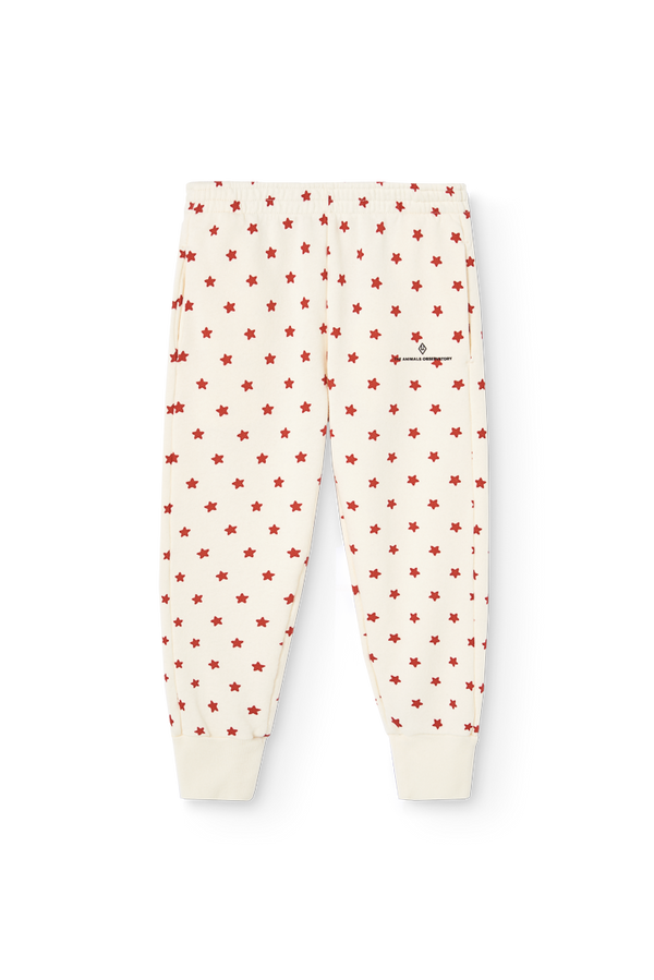 Raw White Panther Sweatpants PRODUCT FRONT