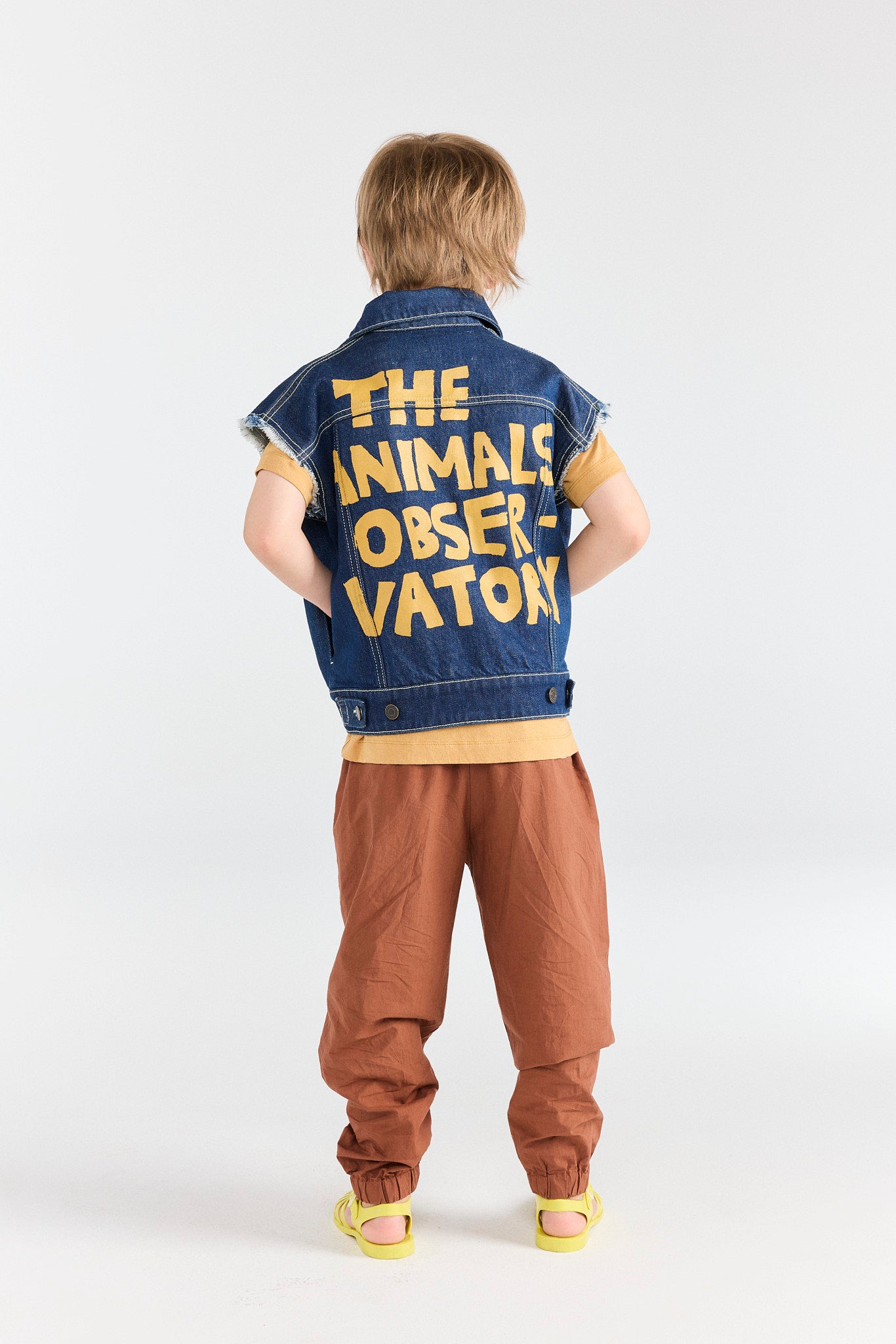 Blue Hog Vest MODEL BACK