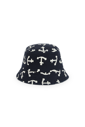Deep Blue Tuna Bucket Hat PRODUCT BACK