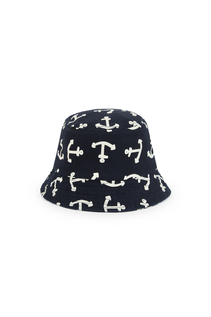 Deep Blue Tuna Bucket Hat PRODUCT BACK