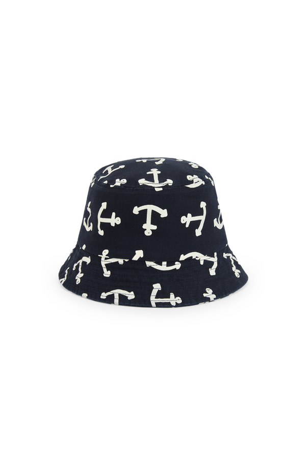 Deep Blue Tuna Bucket Hat PRODUCT BACK
