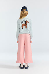 Pink  Platypus Sweatpants MODEL BACK
