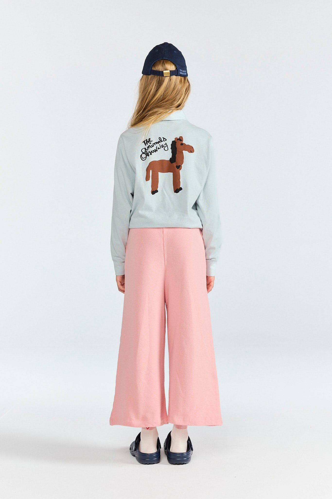 Pink  Platypus Sweatpants MODEL BACK