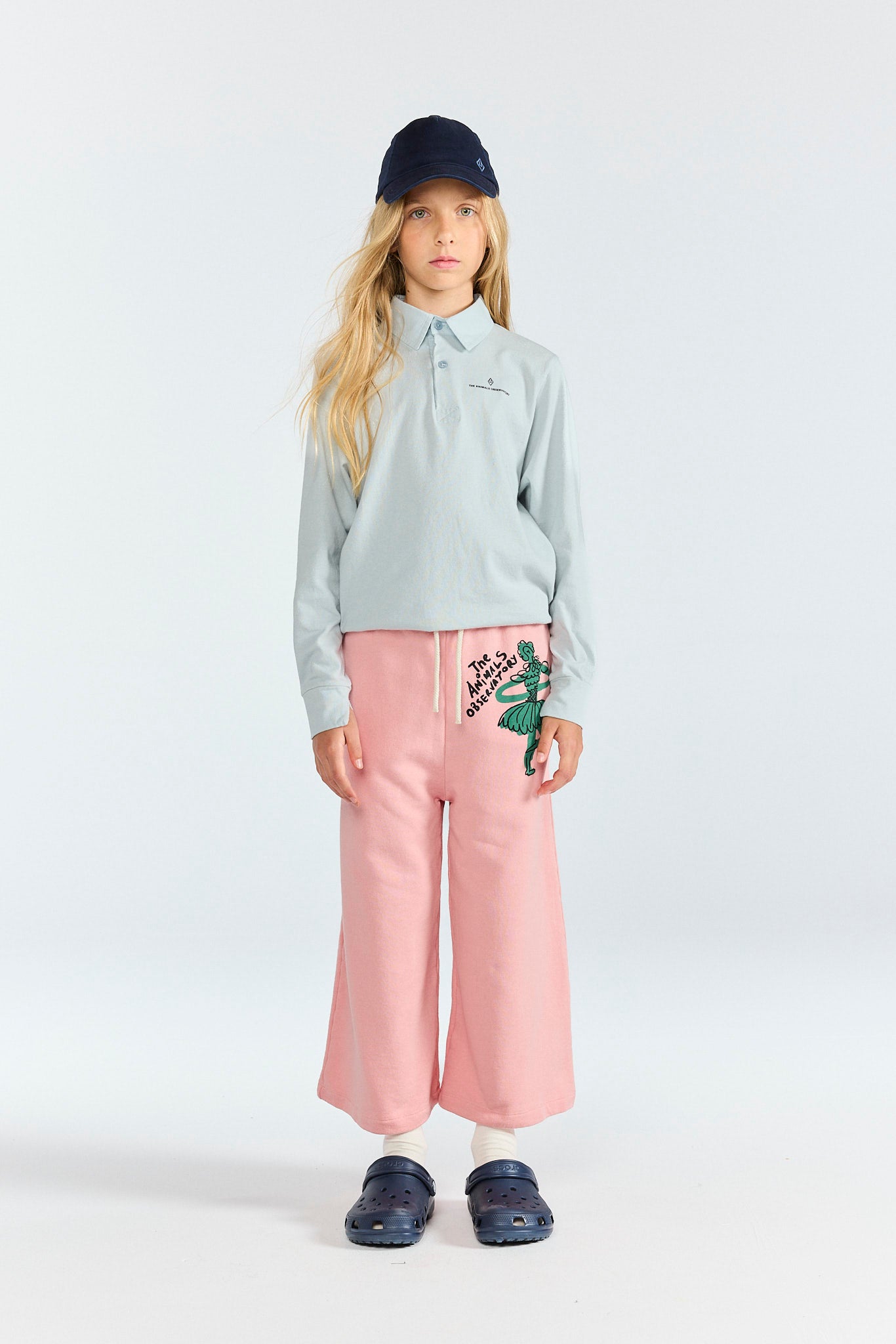 Pink  Platypus Sweatpants MODEL FRONT