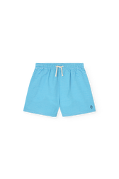 Striped Blue Gavial  Shorts PRODUCT FRONT