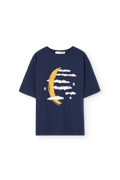 Navy Collie T-shirt