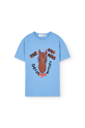 Dusty Blue Rooster T-shirt
