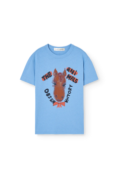 Dusty Blue Rooster T-shirt