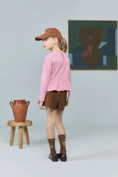 Pink Scamper Long Sleeve T-shirt MODEL BACK