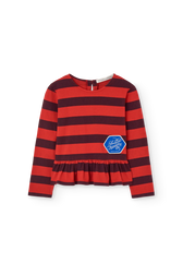 Striped Scamper Long Sleeve T-shirt FRONT