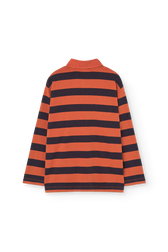 Striped Lionfish Polo Shirt BACK