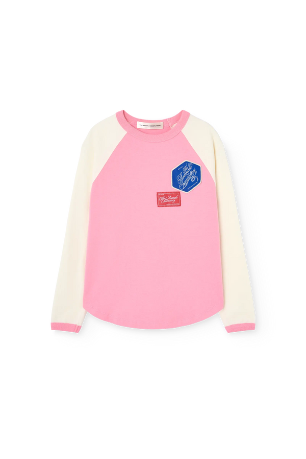 Pink Anteater Long Sleeve T-shirt FRONT