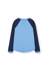 Dusty Blue Anteater Long Sleeve T-shirt BACK