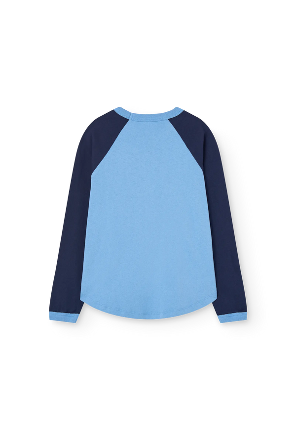 Dusty Blue Anteater Long Sleeve T-shirt BACK