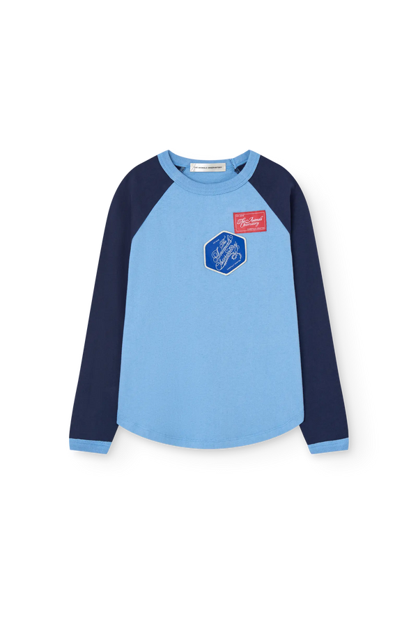 Dusty Blue Anteater Long Sleeve T-shirt FRONT