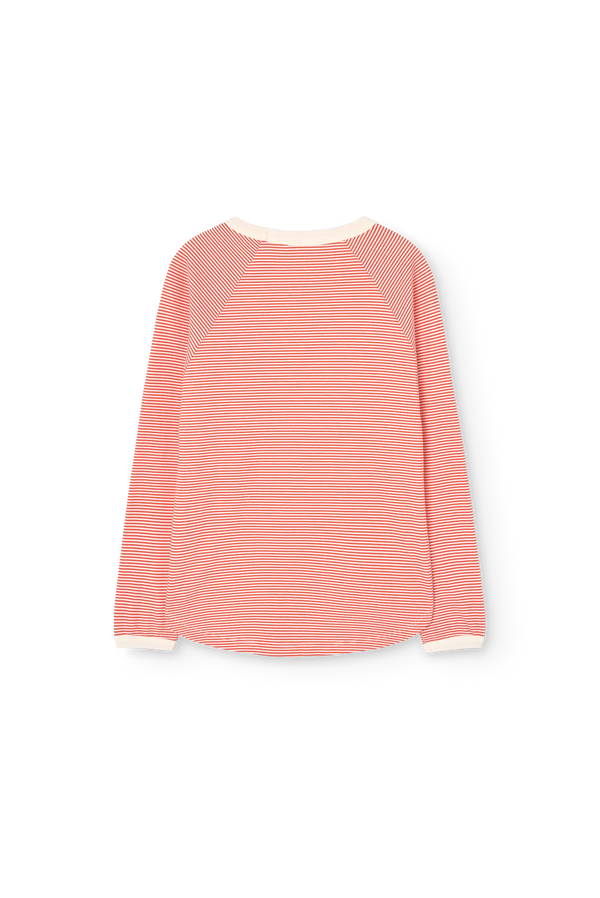 Striped Anteater Long Sleeve T-shirt BACK