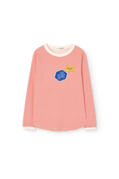 Striped Anteater Long Sleeve T-shirt FRONT