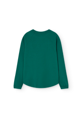 Dark Green Anteater Long Sleeve T-shirt BACK