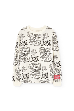 Raw White Dog Long Sleeve T-shirt