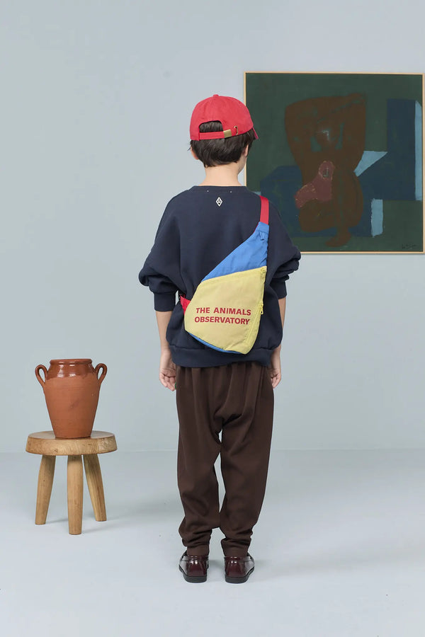 Navy Killifish Sweatshirt MODEL BACK