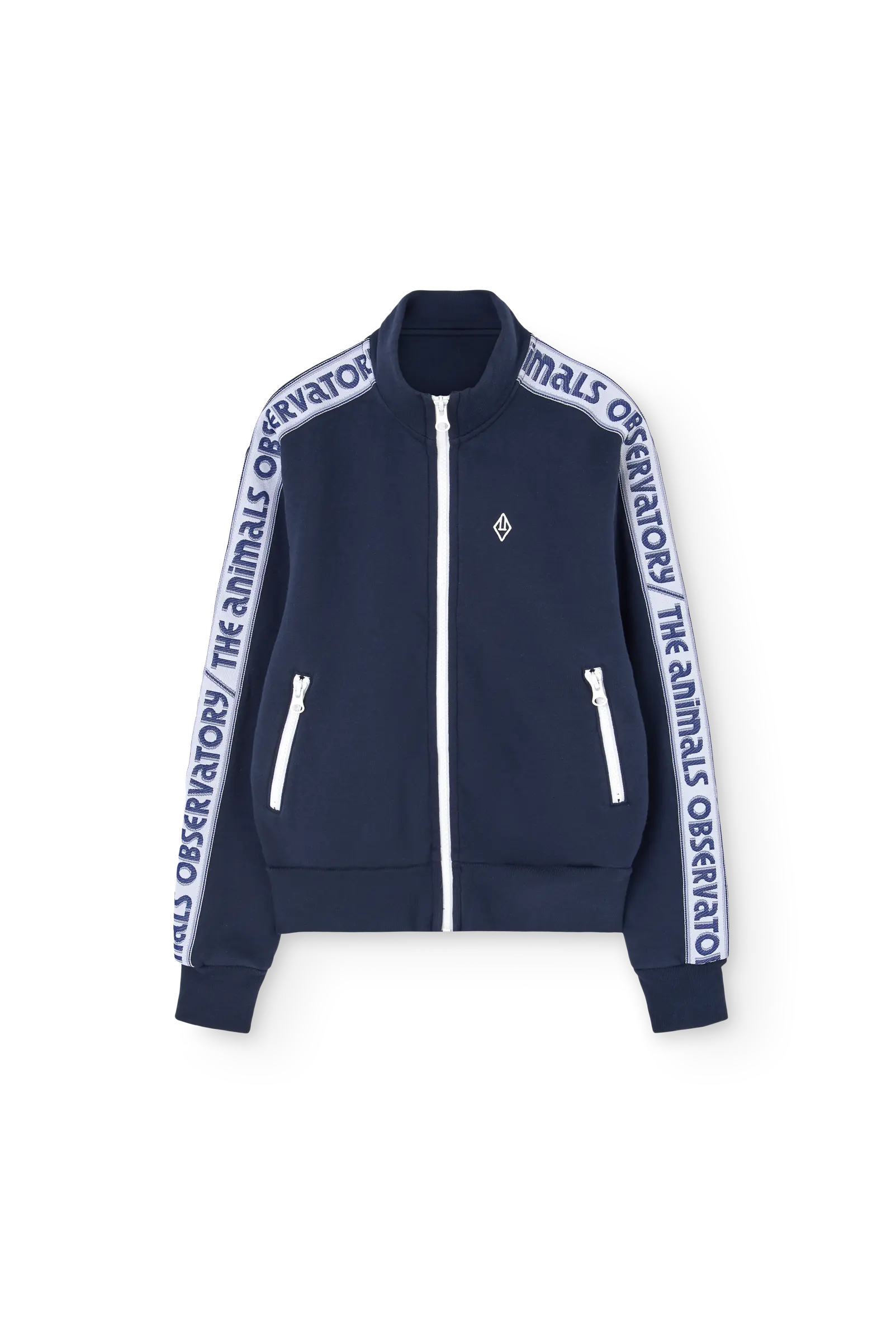 Navy Zebra Track Jacket | The Animals Observatory