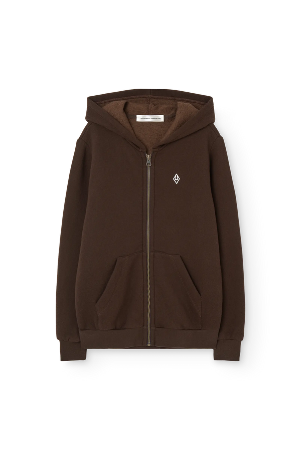 Dark Brown Goat Hoodie FRONT