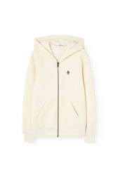 Raw White Goat Hoodie FRONT