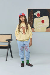 Soft Yellow Killifish Sweatshirt MODEL FRONT