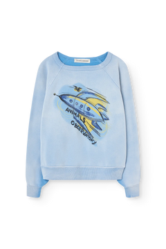 Dusty Blue Shark Warm Sweatshirt