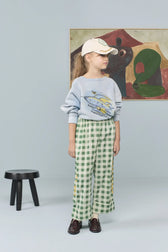 Dusty Blue Shark Warm Sweatshirt MODEL FRONT