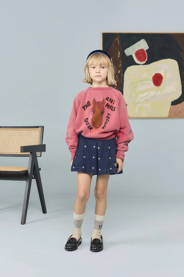 Red Shark Warm Sweatshirt MODEL FRONT