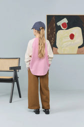 Brown Ewe Sweatpants MODEL BACK