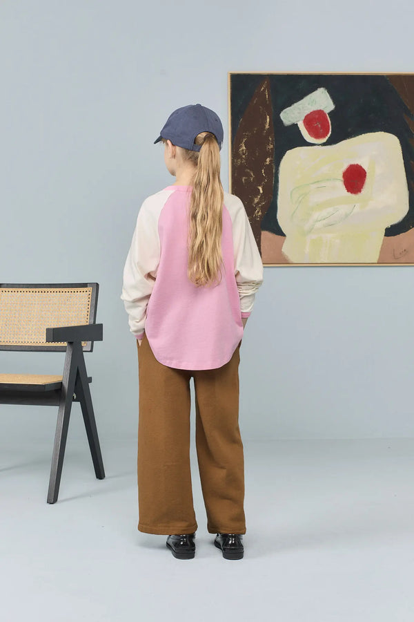 Brown Ewe Sweatpants MODEL BACK