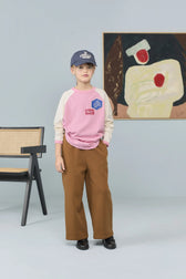 Brown Ewe Sweatpants MODEL FRONT