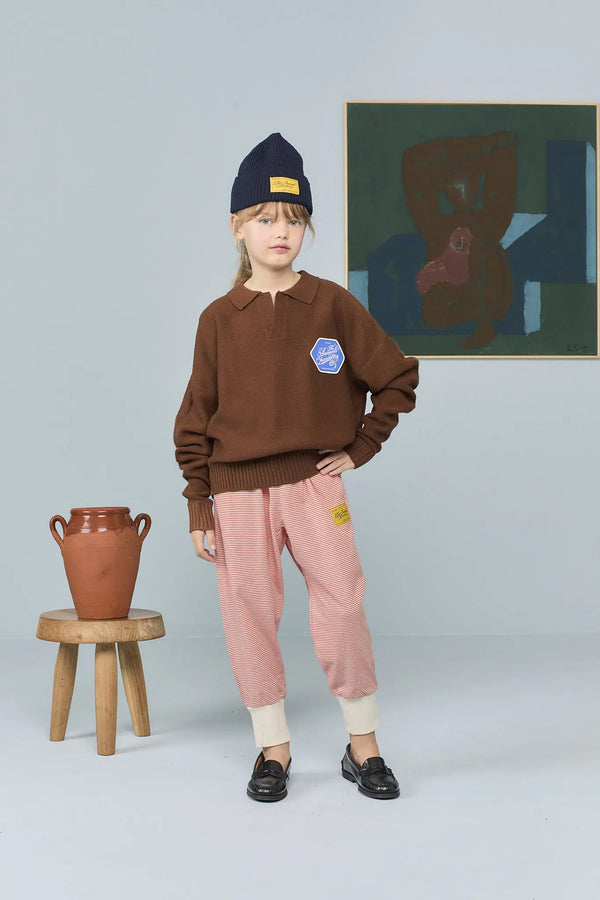 Striped Tamarin Sweatpants MODEL FRONT