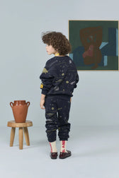 Navy Dromedary Sweatpants MODEL BACK