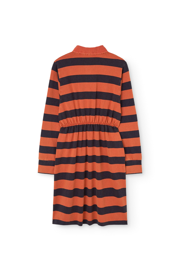 Striped Pigeon Dress BACK