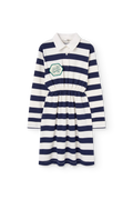 Robe Pigeon rayures bleu marine