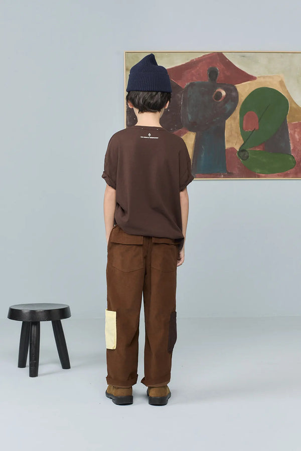 Brown Chimp Cargo Pants MODEL BACK