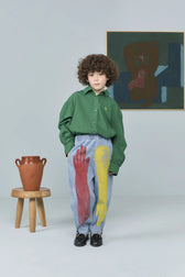 Soft Blue Grouse Pants MODEL FRONT