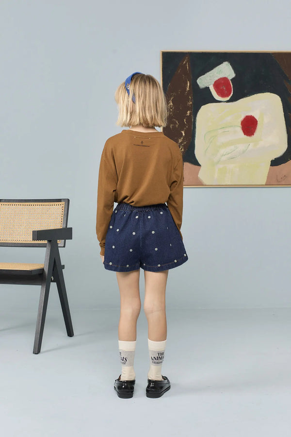 Blue Olingo Skort MODEL BACK
