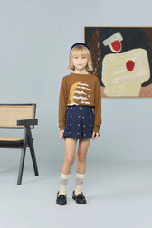 Blue Olingo Skort MODEL FRONT