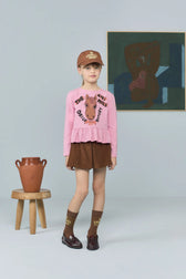 Brown Olingo Skort MODEL FRONT