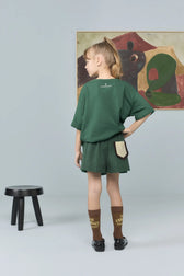 Dark Green Olingo Skort MODEL BACK