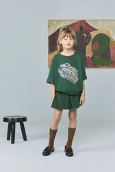 Dark Green Olingo Skort MODEL FRONT