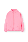 Pink Crocodile Puffer Jacket